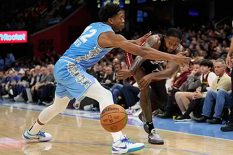 NBA Basketball Game: Miami Heat vs Cleveland Cavaliers