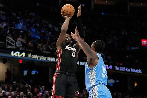 NBA Basketball Game: Cleveland Cavaliers vs Miami Heat