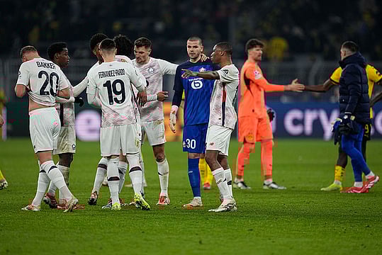 Dortmund 1-1 Lille, UEFA Champions League Round Of 16 Leg 1 Match In Pics