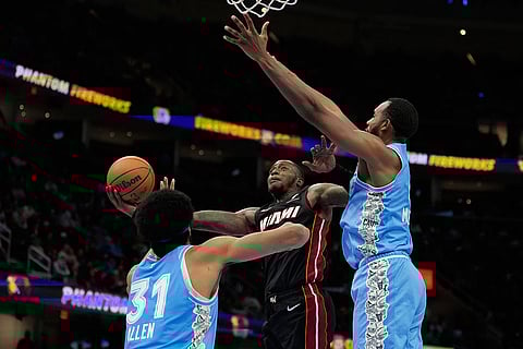 NBA Basketball Game: Cleveland Cavaliers vs Miami Heat