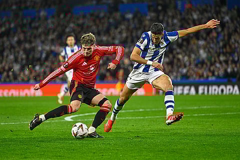 Europa League Soccer Match: Manchester United vs Real Sociedad