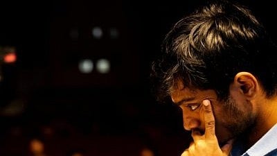 Photo: X/Aravindh Chithambaram : Indian Grandmaster Aravindh Chithambaram.