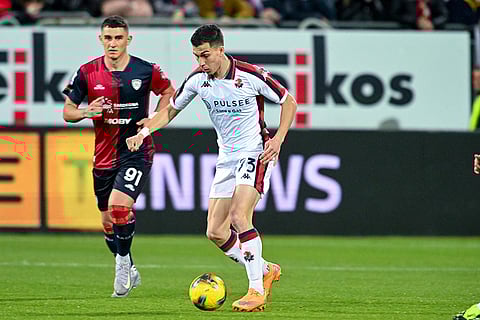 Serie A Soccer Match: Genoa vs Cagliari Calcio
