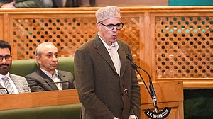 PTI : J&K Chief Minister Omar Abdullah in Assembly
