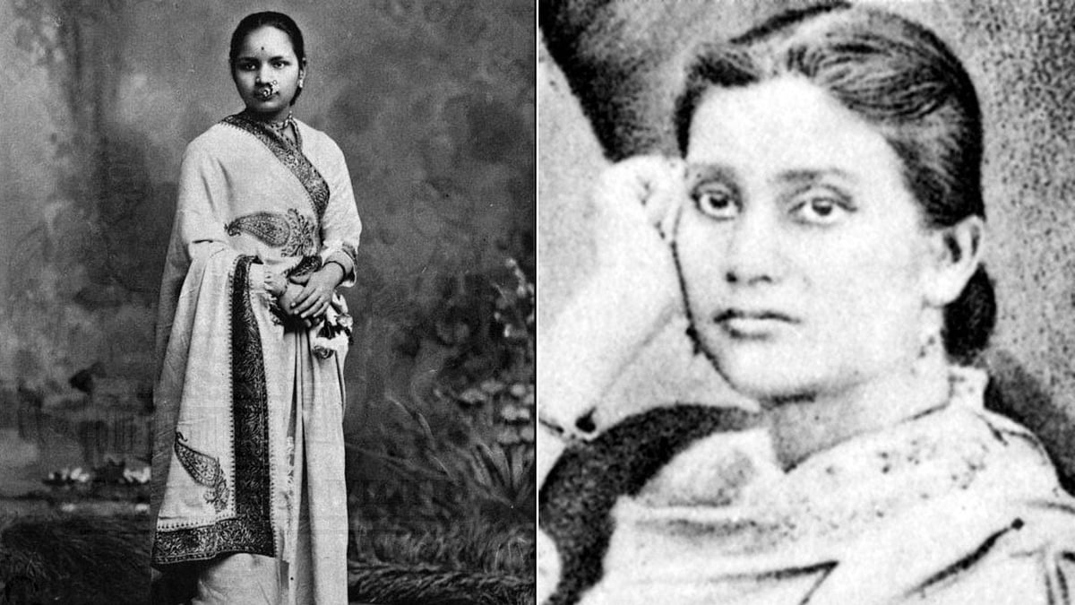 Wikipedia : India’s First Female Doctors, Anandi Joshi (L) & Kadambini Ganguli (R) |