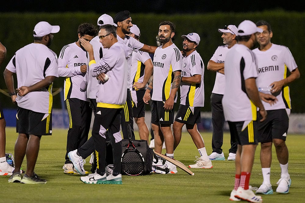 | Photo: PTI/Arun Sharma : ICC Champions Trophy: IND Training Session