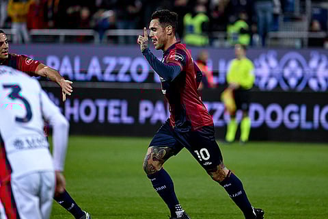 Italy Soccer Serie A: Genoa vs Cagliari Calcio