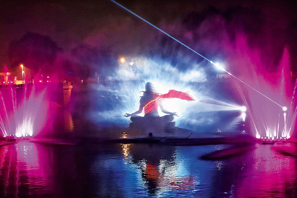 | Photo: Suresh K. Pandey : Ayodhya 2.0: A laser show at Surya Kund, Ayodhya