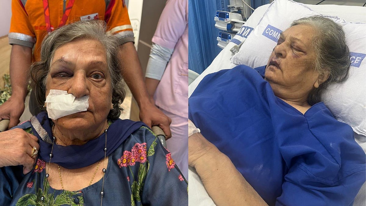 | Image- Parul Kanwar X Handle : Delhi Airport Incident: Air India Allegedly Denies Wheelchair, 82-Year-Old Woman Suffers Serious Injuries