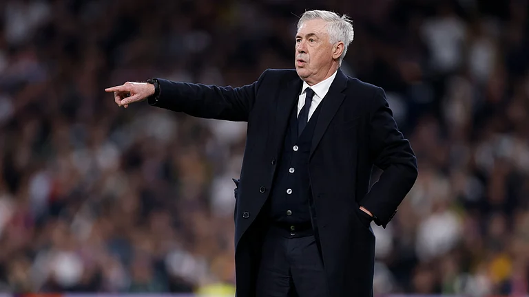 Real Madrid head coach Carlo Ancelotti - null