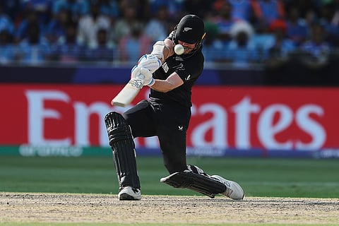 CT 2025, IND vs NZ final: New Zealand's Michael Bracewell bats