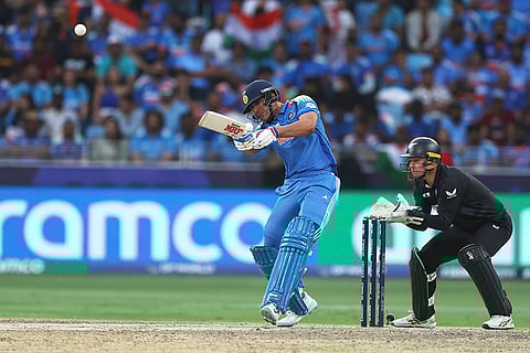 CT 2025, IND vs NZ final: India's Shubman Gill plays a shot