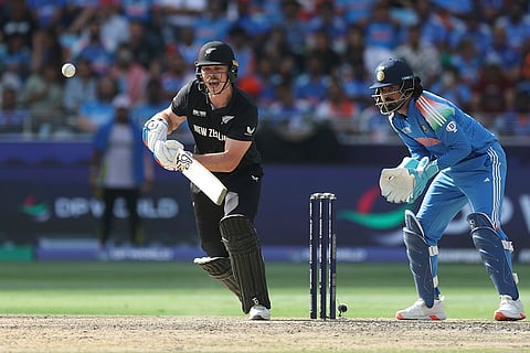 CT 2025, IND vs NZ final: New Zealand's Michael Bracewell bats