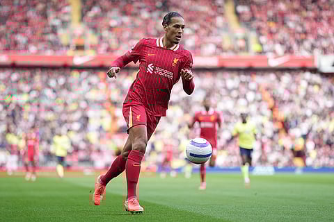 EPL 2024-25, Liverpool vs Southampton: Liverpool's Virgil van Dijk in action
