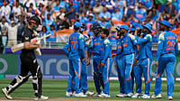 | Photo: AP/Altaf Qadri : India's Kuldeep Yadav, center, celebrates with teammates after the dismissal of New Zealand's Kane Williamson, left, during the ICC Champions Trophy final cricket match between India and New Zealand at Dubai International Cricket Stadium in Dubai, United Arab Emirates, Sunday, March 9, 2025.