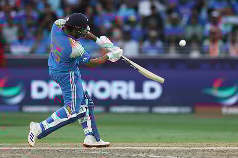 CT 2025, IND vs NZ final: India's captain Rohit Sharma plays a shot