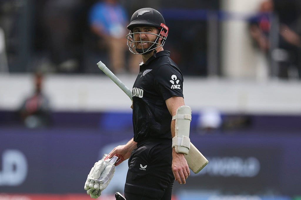 AP/Christopher Pike : Kane Williamson walks back to pavillion during India vs New Zealand Champions Trophy final.