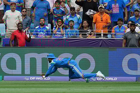 CT 2025, IND vs NZ final: India's Shreyas Iyer drops the catch