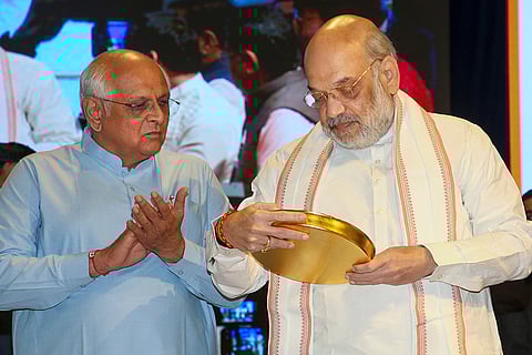 Amit Shah in Ahmedabad