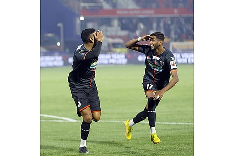ISL 2024-25: Mohammed Ali Bemammer celebrates after scoring a goal