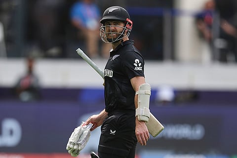 CT 2025, IND vs NZ final: New Zealand's Kane Williamson reacts as he walks off the field