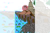 The Spiritual Disconnect In Today’s Commercialised Pilgrimages Artwork by Anupriya