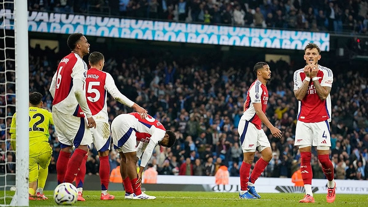 Arsenal in action at the English Premier League