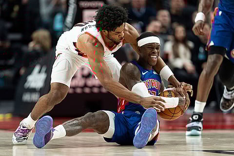 NBA Basketball: Portland Trail Blazers vs Detroit Pistons