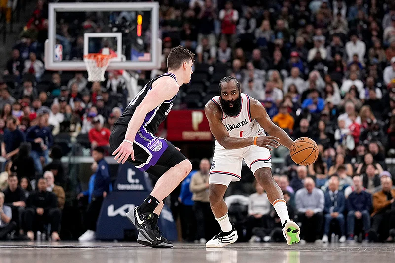 NBA Basketball 2024-25 Los Angeles Clippers vs Sacramento Kings: James Harden