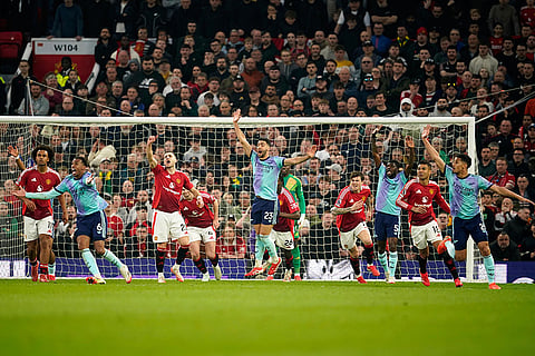 English Premier League Soccer Match: Arsenal vs Manchester United