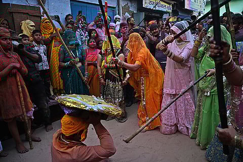 Lathmar Holi Celebration