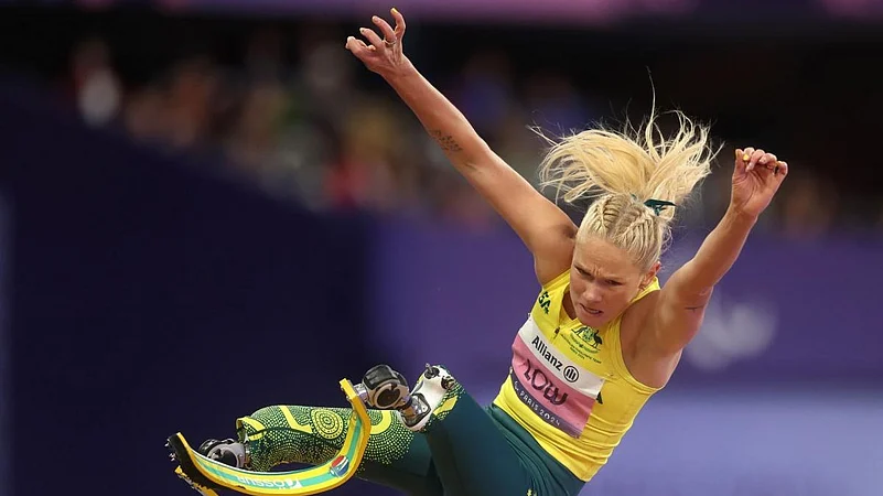 Reigning world champion long jumper Vanessa Low of Australia.