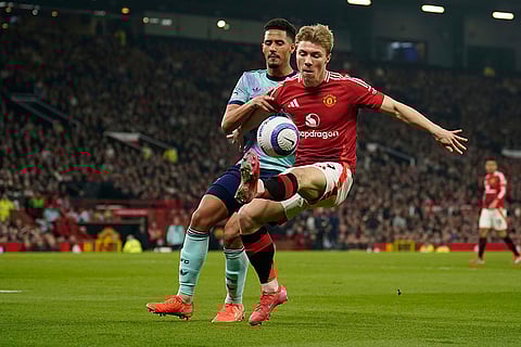 English Premier League Soccer: Arsenal vs Manchester United