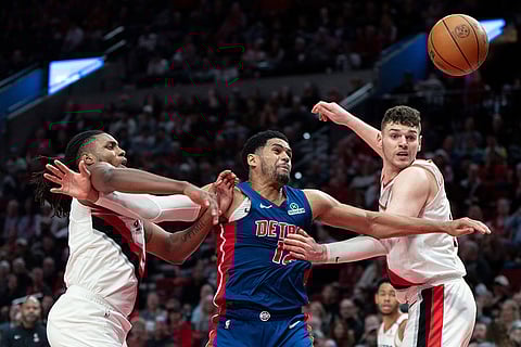 Basketball: Detroit Pistons vs Portland Trail Blazers