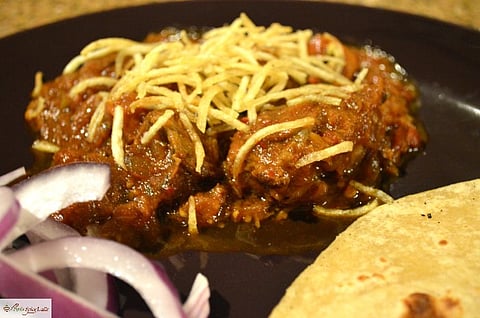 Jardaloo Sali Murghi Dish