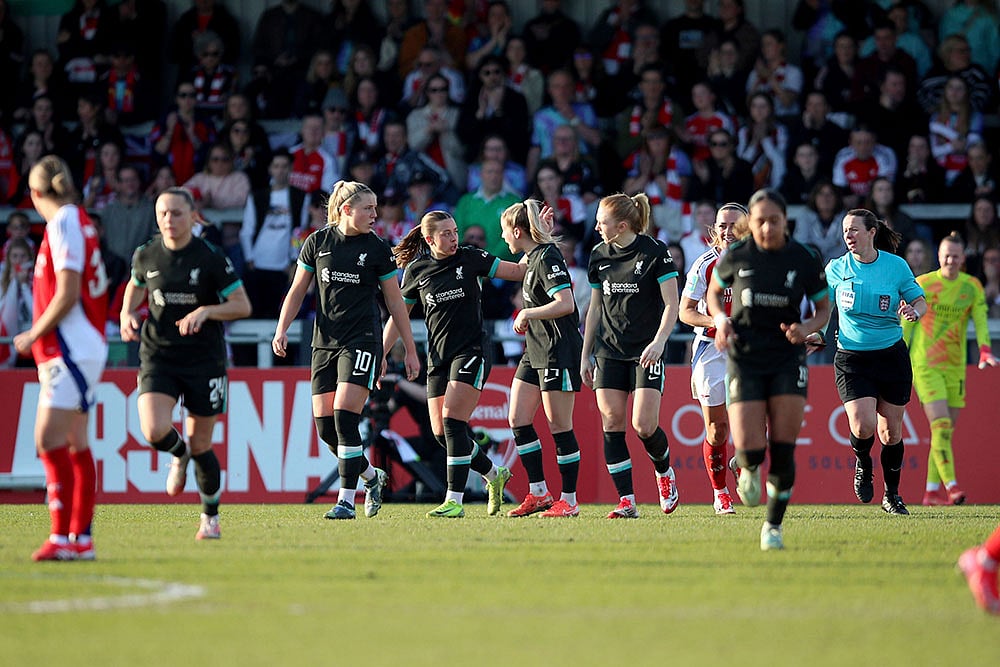 | Photo: Rhianna Chadwick/PA via AP : Britain Soccer Women's FA Cup: Arsenal WFC vs Liverpool FCW