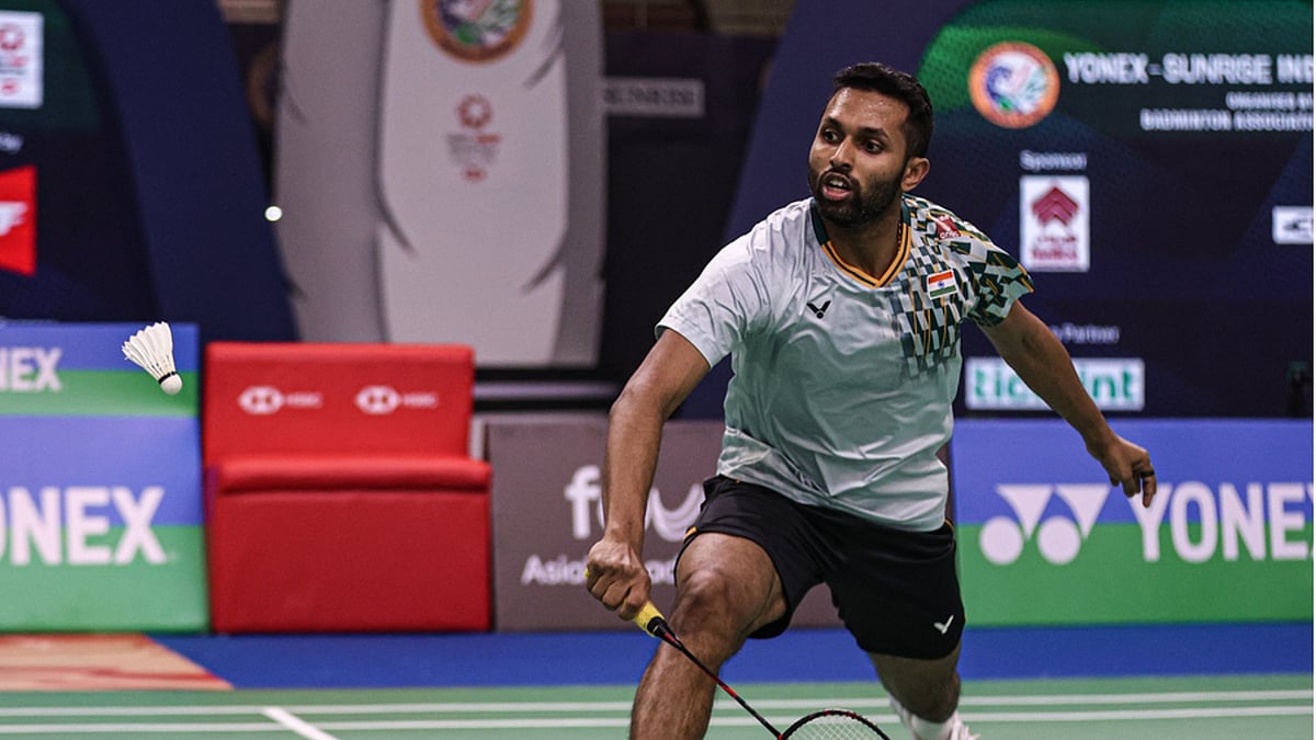 File : File photo of Indian shuttler HS Prannoy.