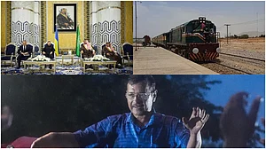 AP/PTI/Outlook : News Wrap (Clockwise): Zelenskyy in Saudi Arabia, Pakistan Jaffar Express hijack, Court setback for Arvind Kejriwal