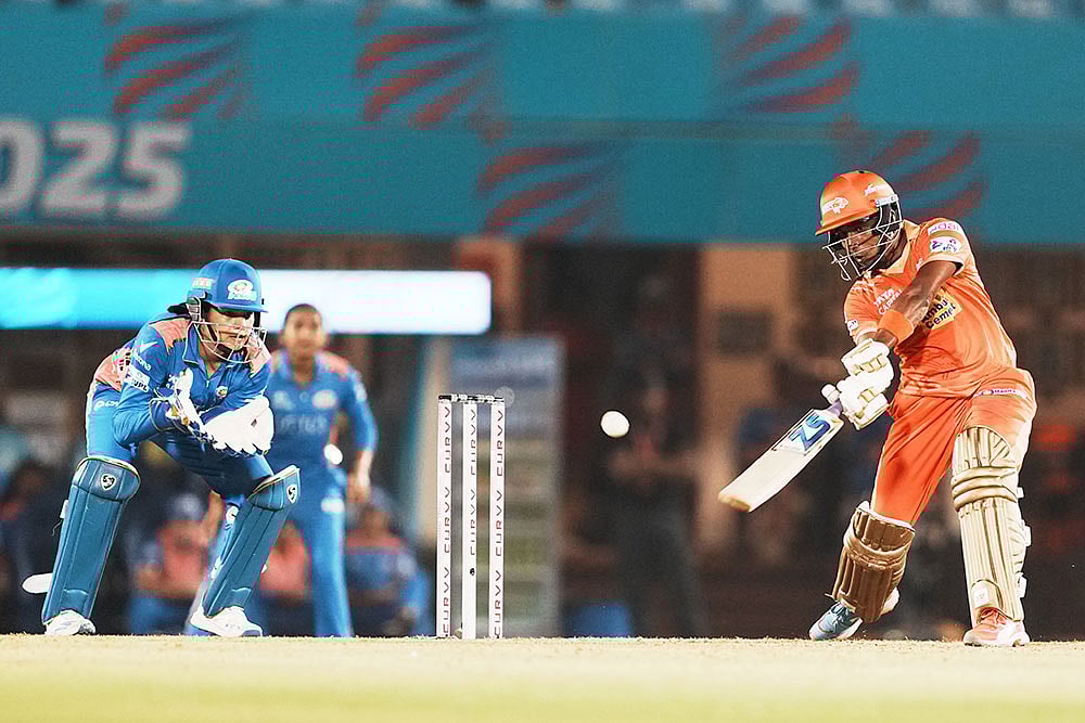 | Photo: PTI/Kunal Patil : WPL: MI Women vs GG Women