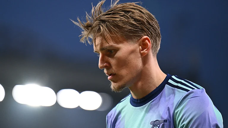 Martin Odegaard is one of several Arsenal players to struggle this season - null