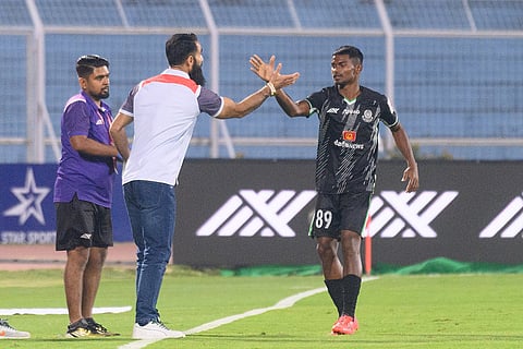 ISL 2024-25, MSC vs PFC: Robi Hansda (89) of Mohammedan Sporting celebrates a goal