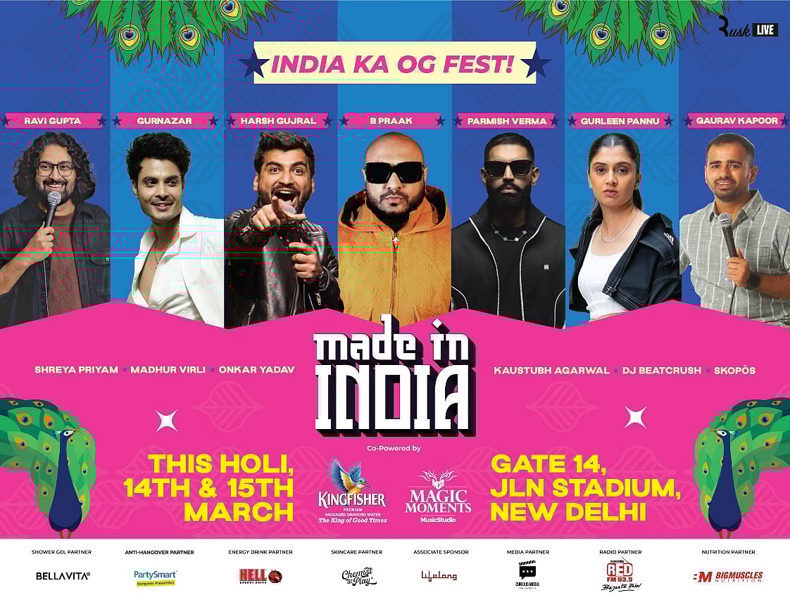 Made In India Fest 2025: The Ultimate Holi & Comedy Festival Comes To Delhi