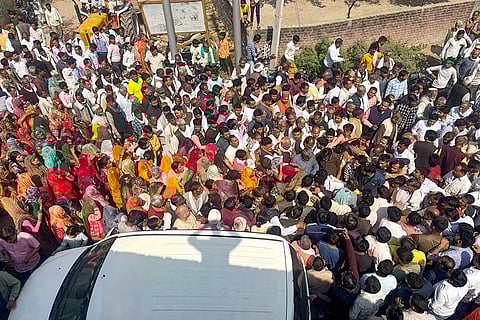 Gulfam Singh Yadav's funeral