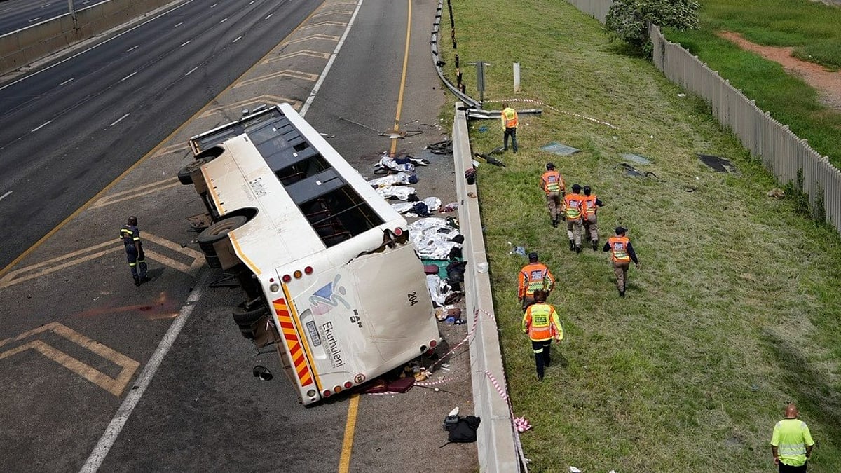 South Africa Bus Accident: Twelve Killed, Forty-five Injured
