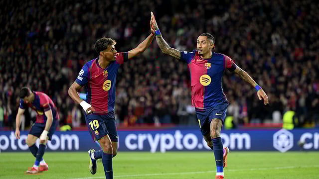 Barcelona 3-1 Benfica (4-1 Agg): Lamine Yamal, Raphinha Shine To Send Hosts Into Last Eight Of UCL