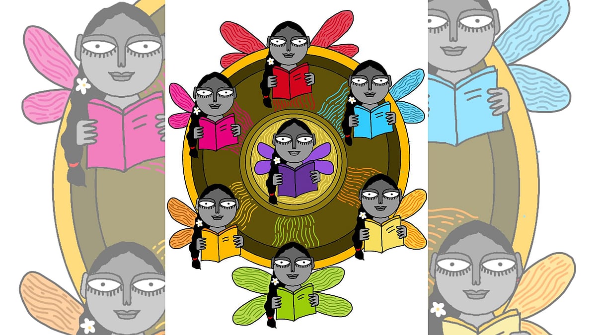 Illustrated by Anupriya Yoga : Beti Bachao Beti Padhao launched in 2015 aimed to save and educate the girl child.