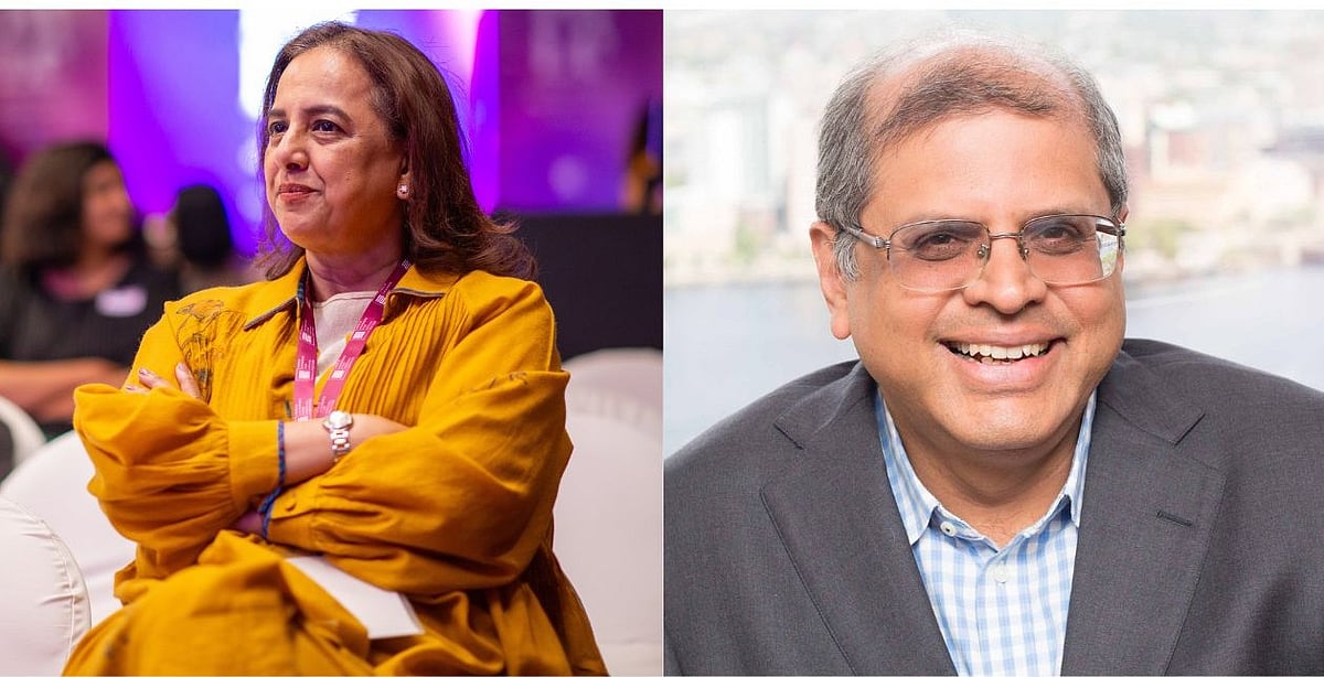 Anu Prasad, CEO & Founder, ILSS and Amit Chandra, Chairperson of Bain Capital in India & Co-Founder, ATE Chandra Foundation