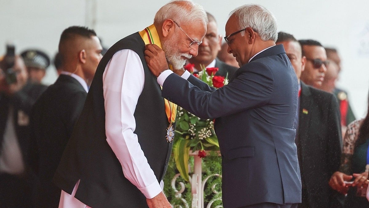 X/Narendra Modi : PM Modi in Mauritius