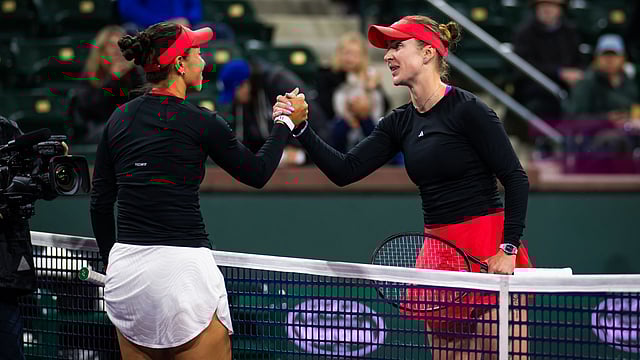 Indian Wells: Elina Svitolina Stuns Jessica Pegula After Battling Rain To Reach Quarter-Finals
