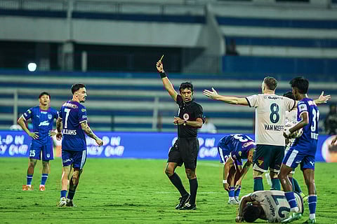 ISL 2024-25, BFC vs MCFC: Referee books Ryan Williams